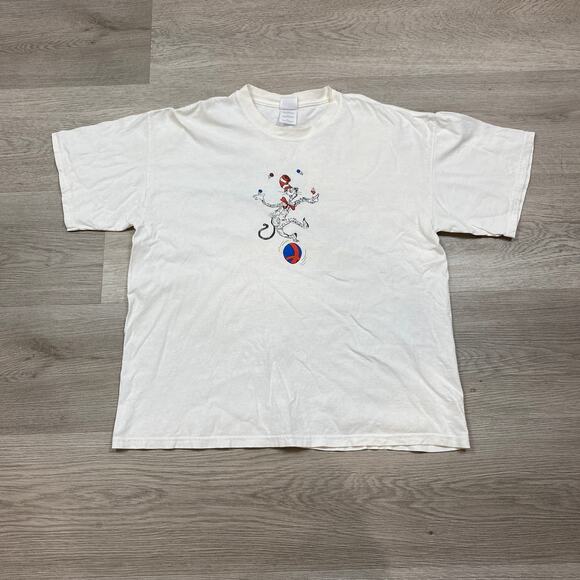 Vintage Grateful Dead Cat in the Hat A Band Beyond Description T Shirt Men's XL - Picture 2 of 10